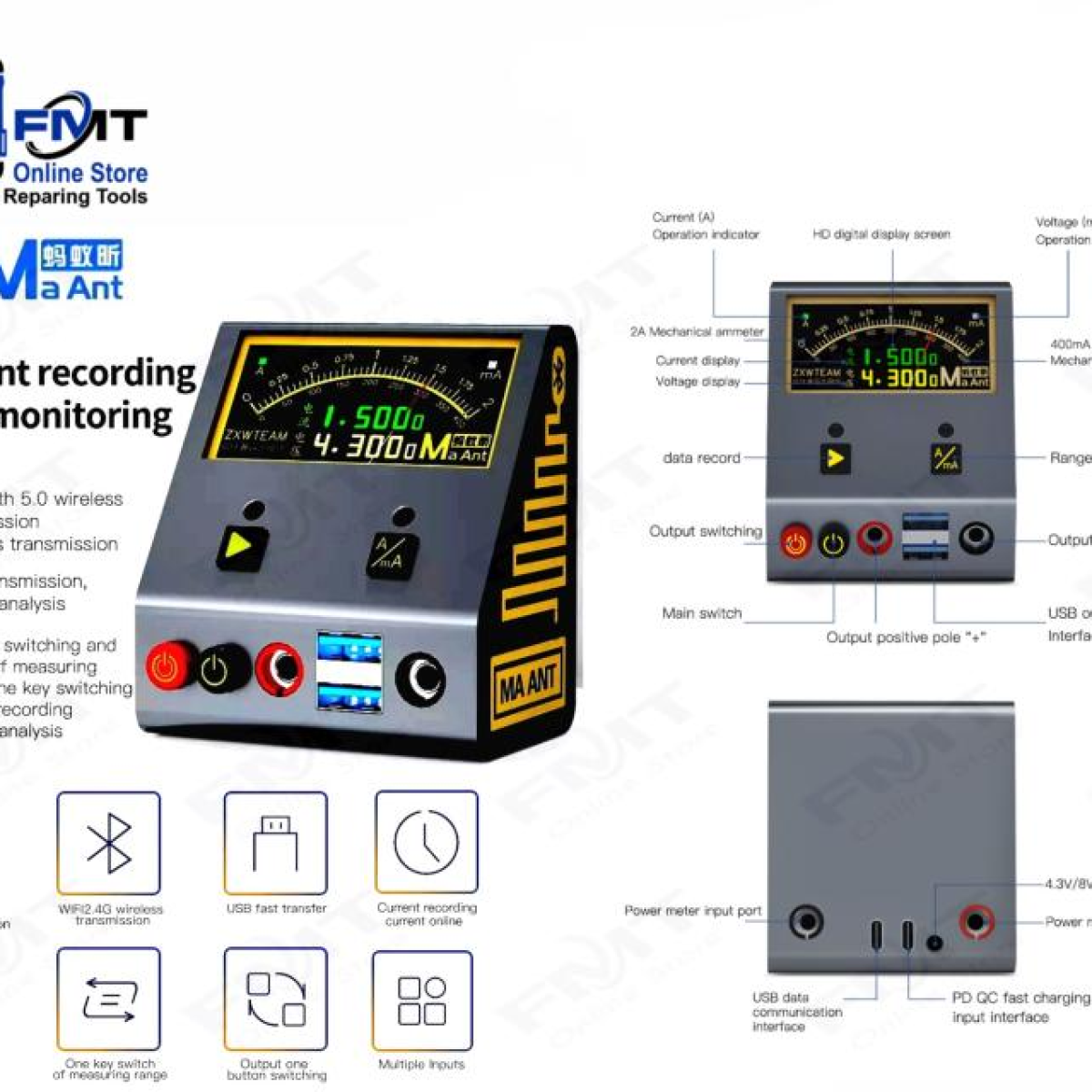 MaAnt Current Recording Analyzer