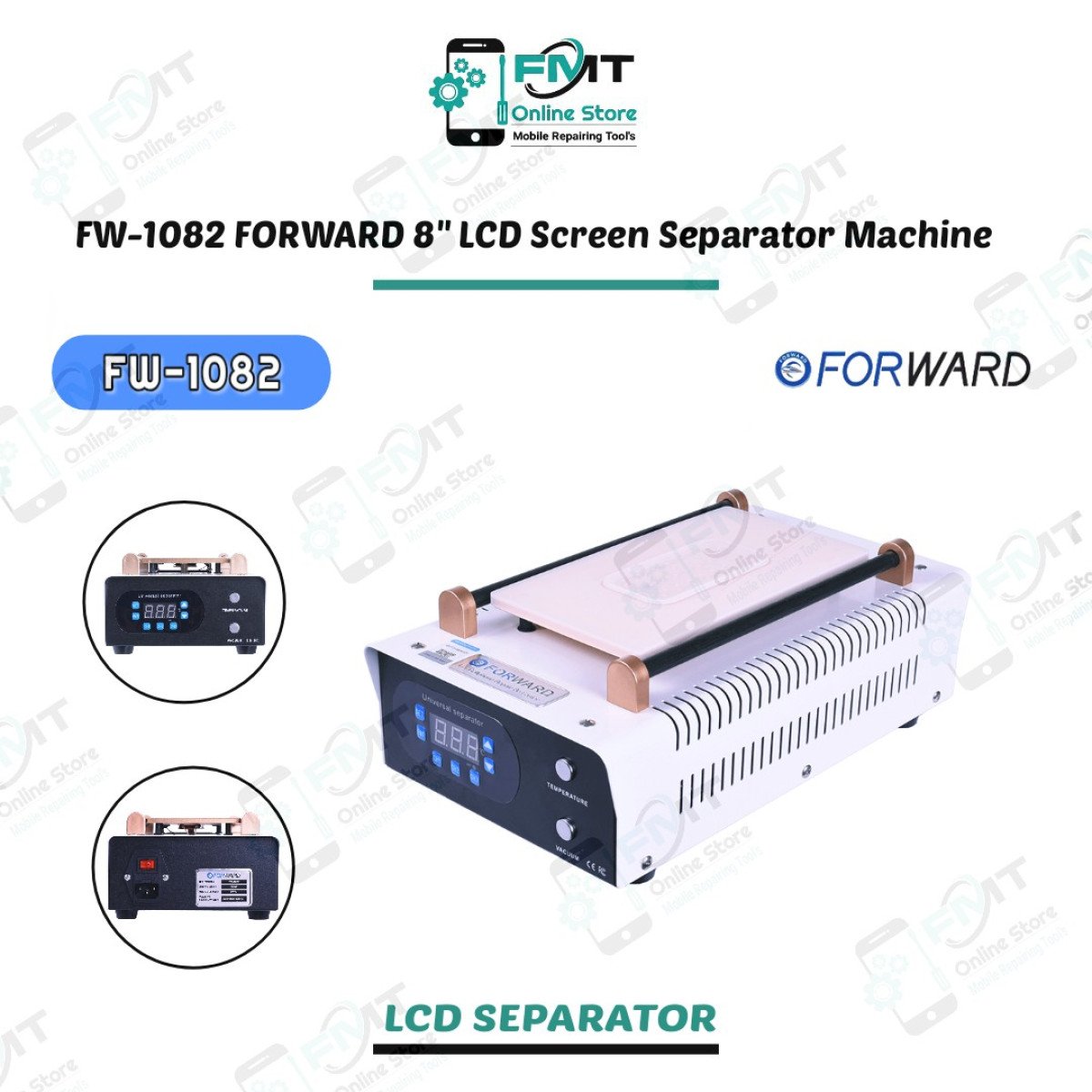 FW-1082 FORWARD 8" LCD Screen Separator