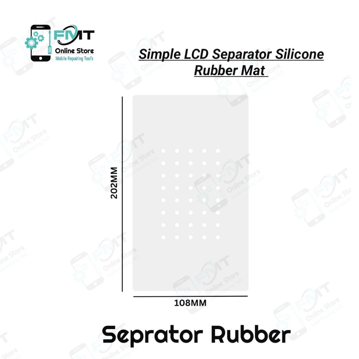 Simple LCD Separator Silicone Rubber Mat