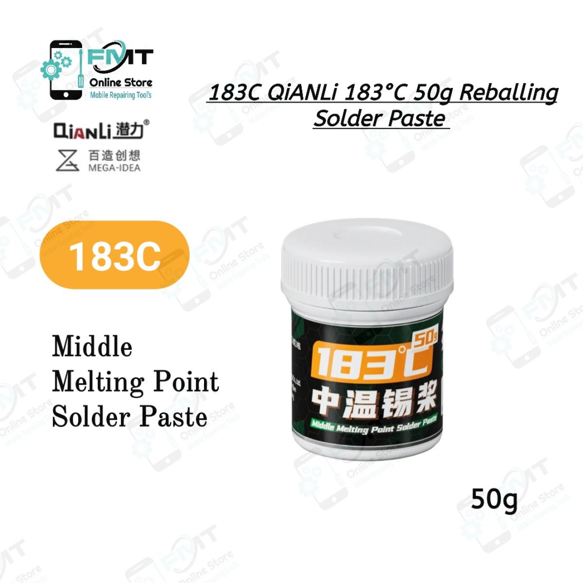 183C QiANLi 183°C 50g Reballing Solder Paste
