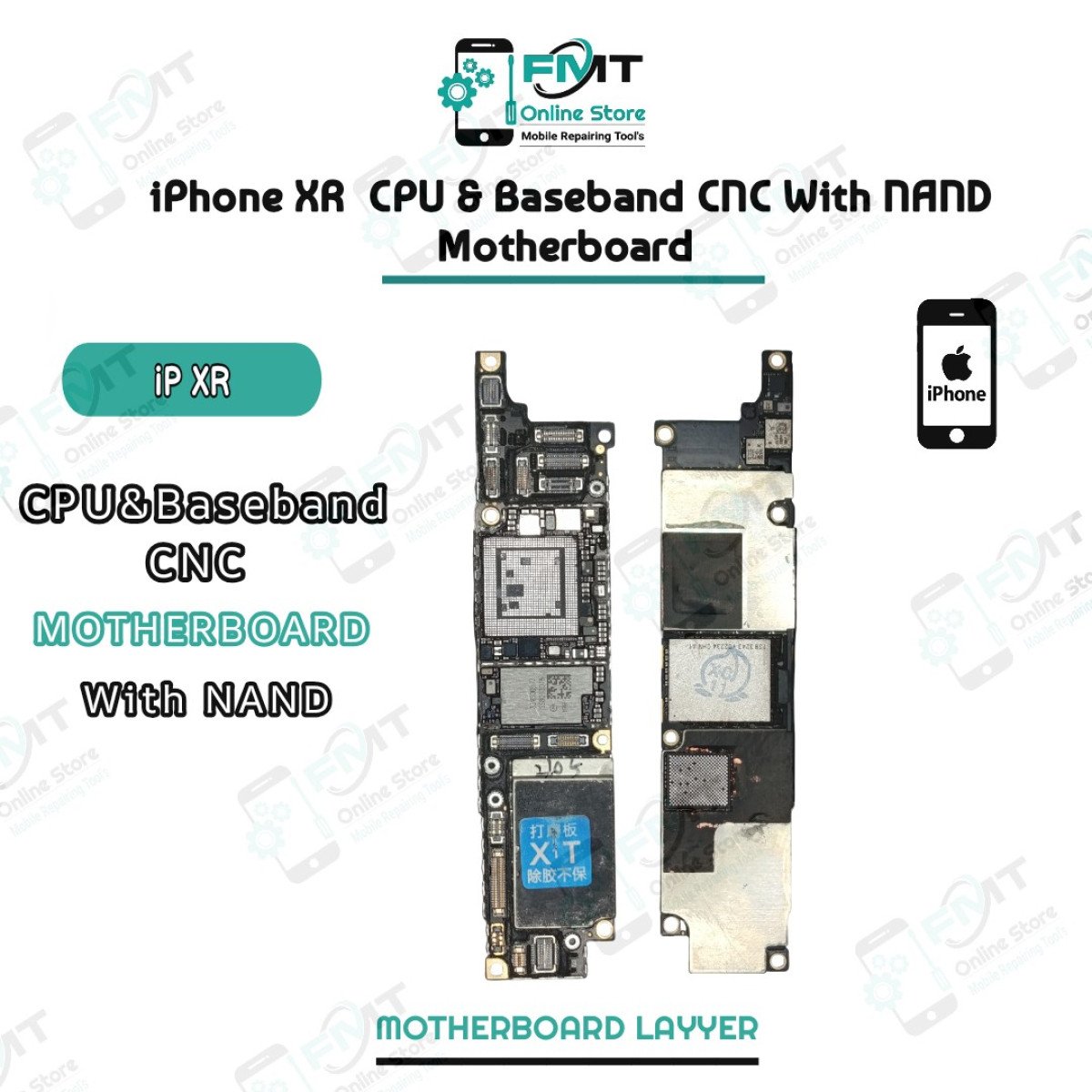 iPhone XR  CPU & Baseband CNC With NAND Motherboard