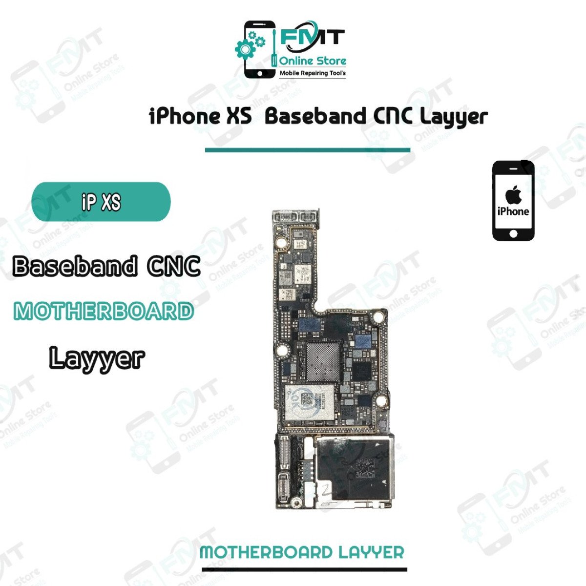 iPhone XS Baseband CNC Layyer