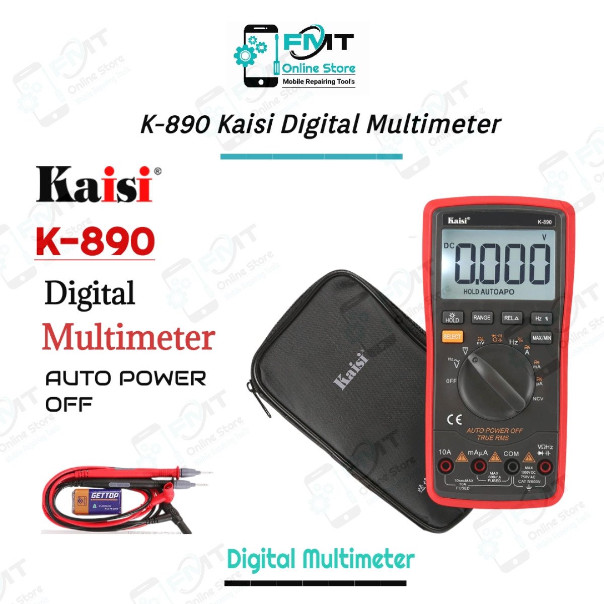 K-890 Kaisi High Precision Auto Range Digital Multimeter