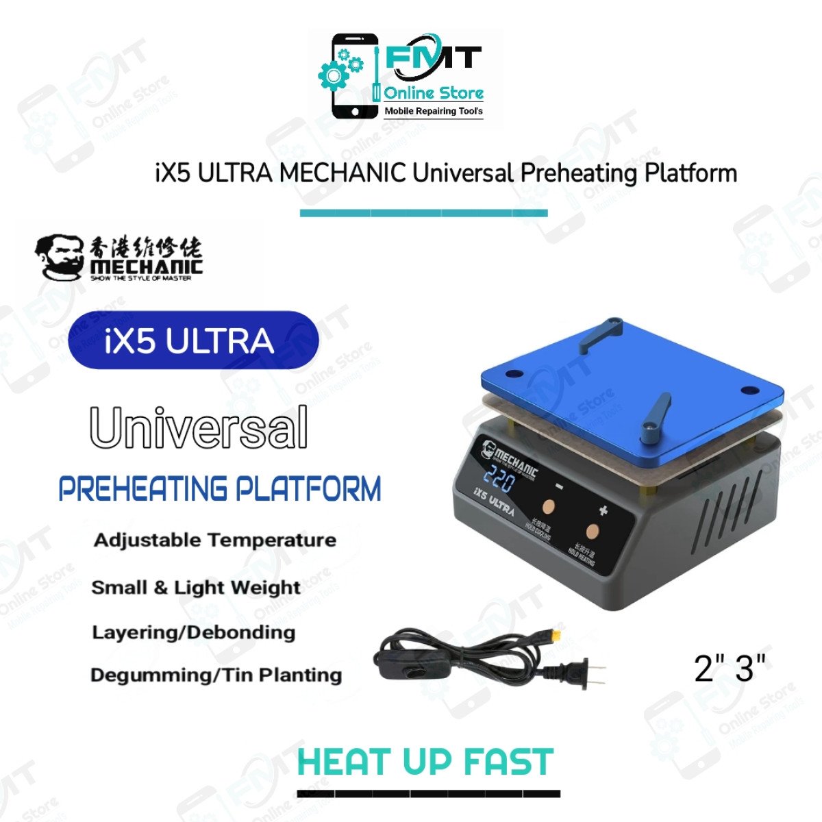 iX5 ULTRA MECHANIC Universal Preheating Platform