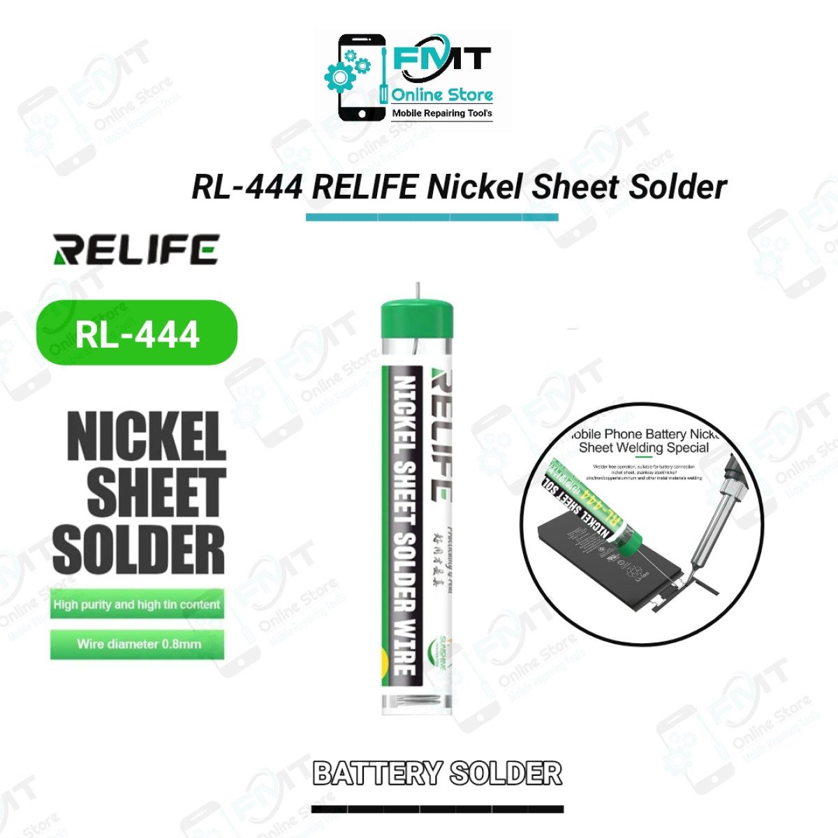 RL-444 RELIFE Nickel Sheet Solder