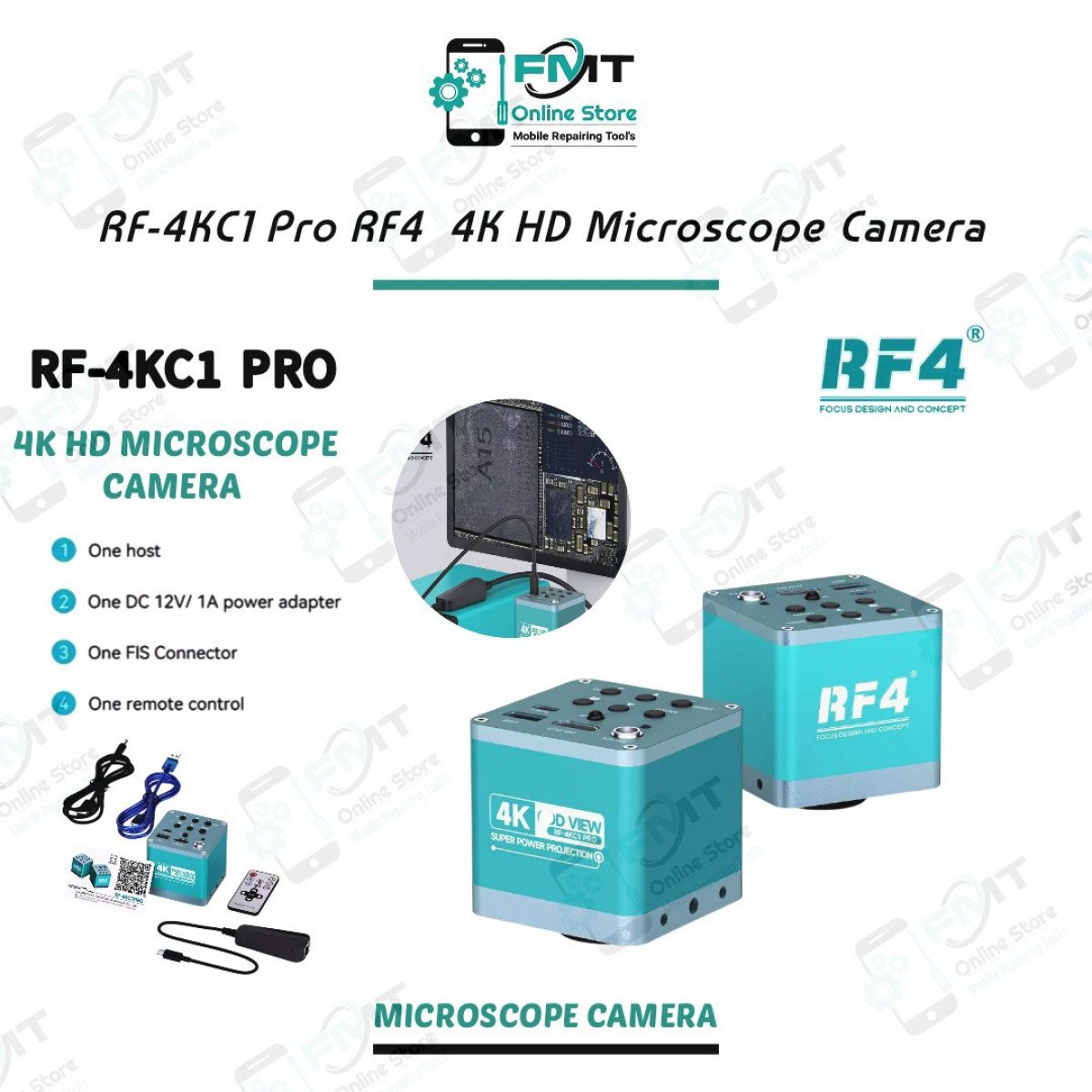 RF-4KC1 Pro RF4 4K HD Microscope Camera