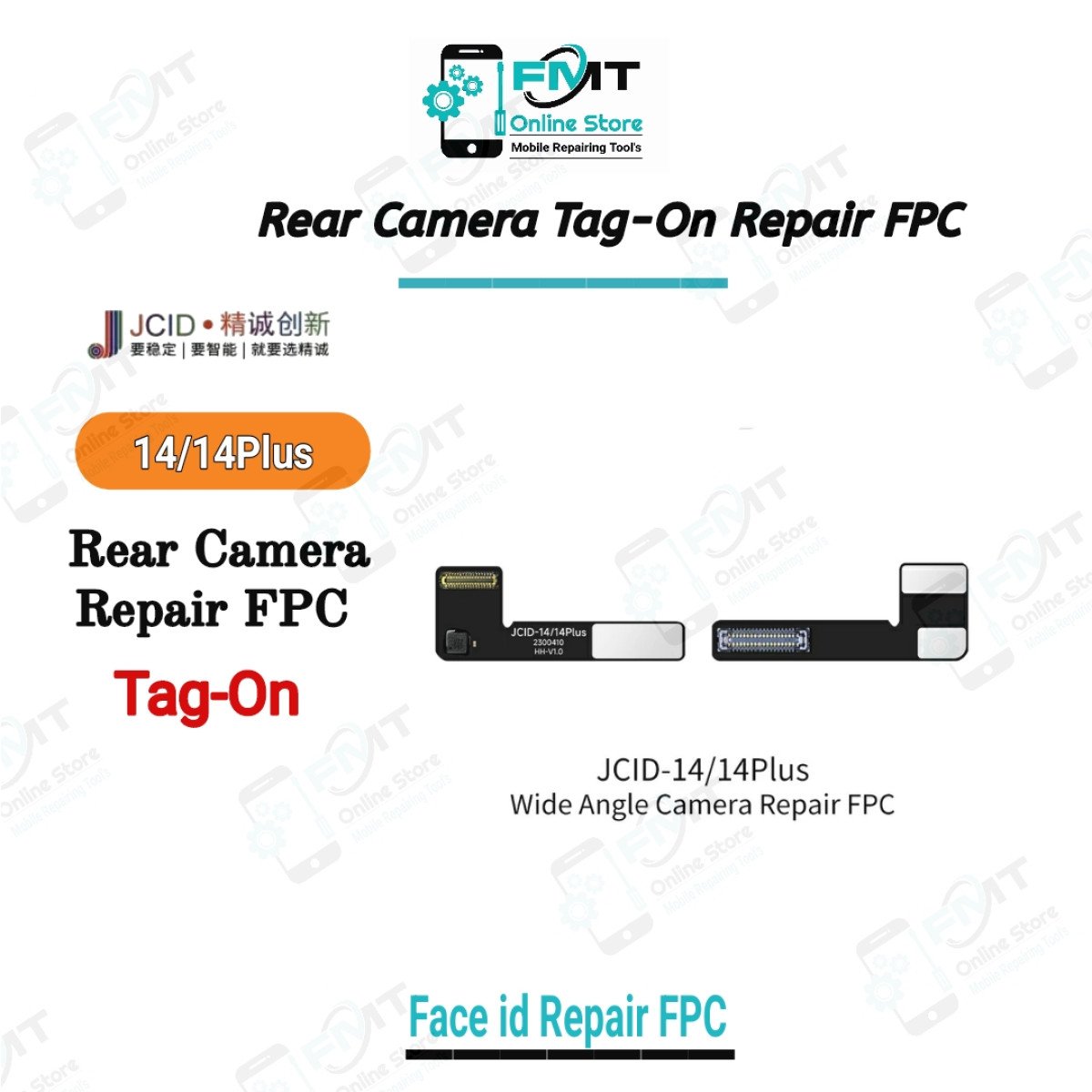 14/14Plus JCID Tag-On Rear Camera Repair FPC