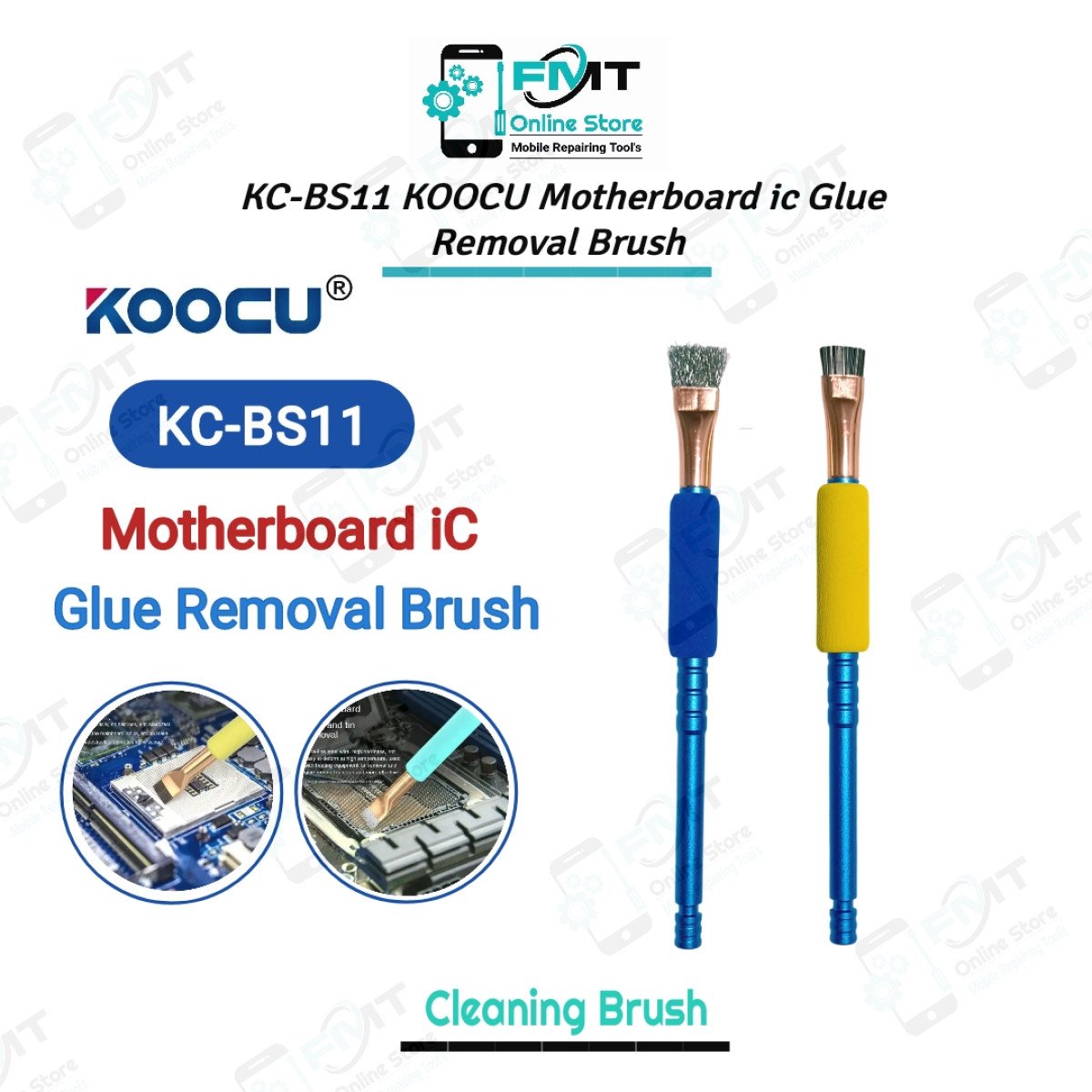 KC-BS11 KOOCU Motherboard ic Glue Removal Brush