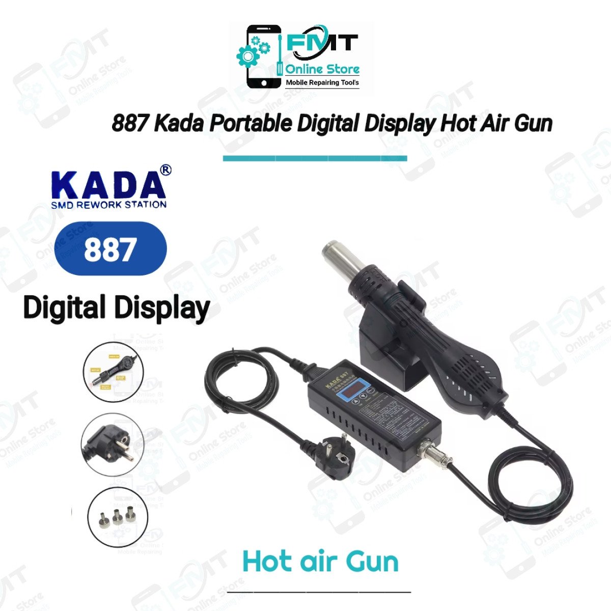 887 Kada Portable Digital Display Hot Air Gun