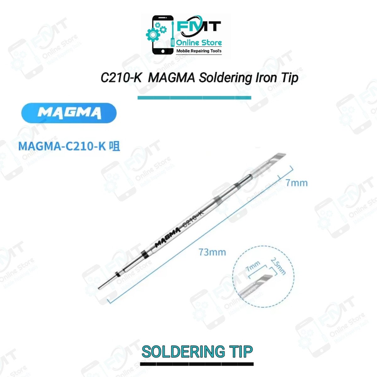 C210-K MAGMA Soldering Iron Tip