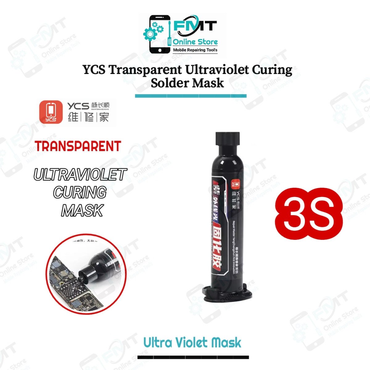 3S YCS Transparent Ultraviolet Curing Solder Mask