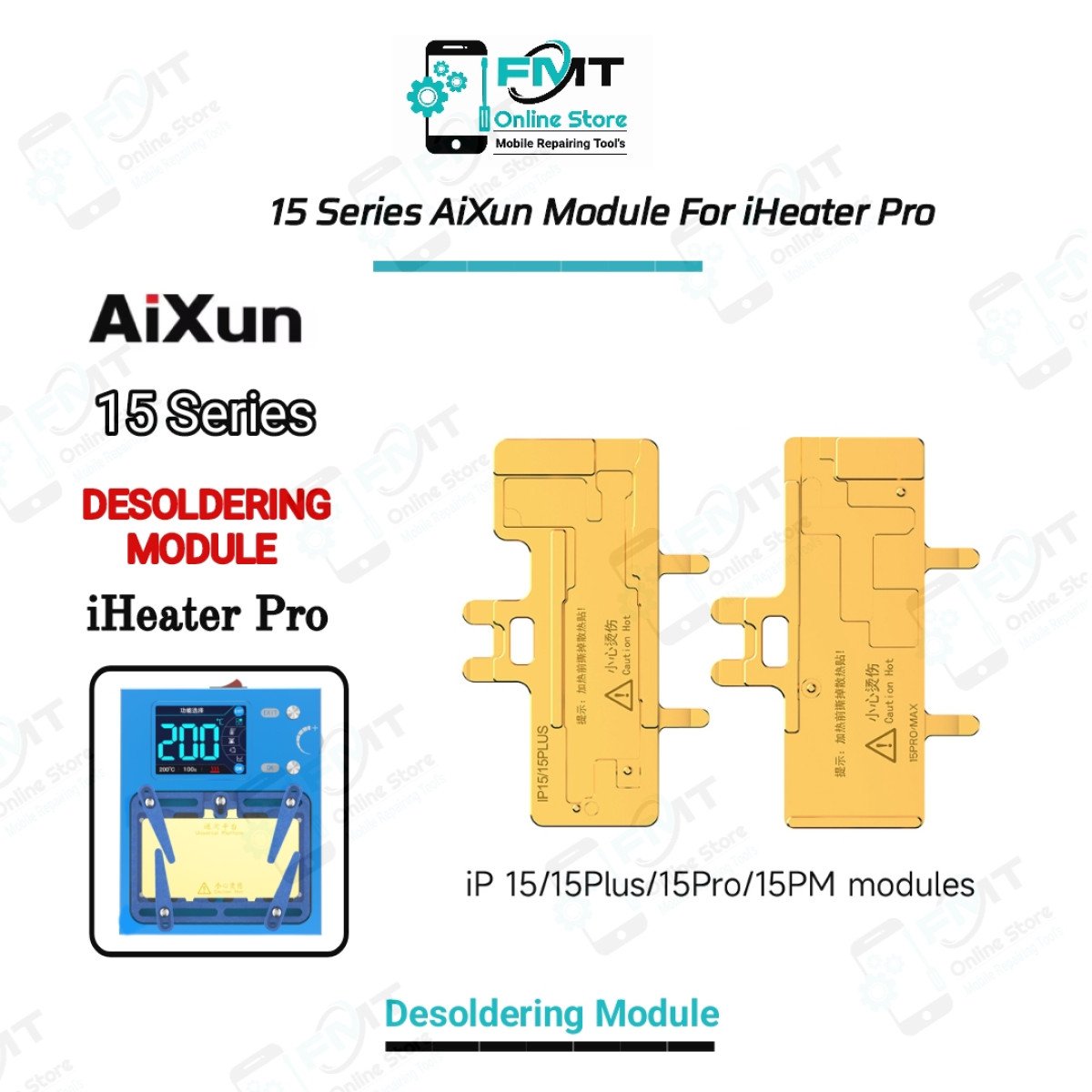15 Series AiXun iHeater Pro Desoldering Modules