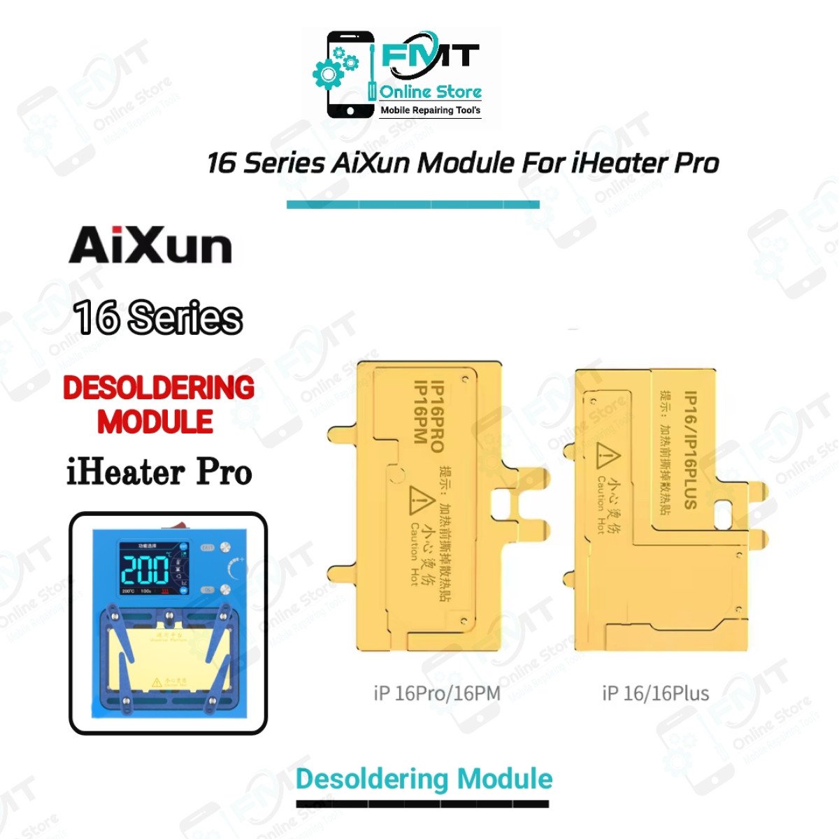 16 Series AiXun iHeater Pro Desoldering Modules