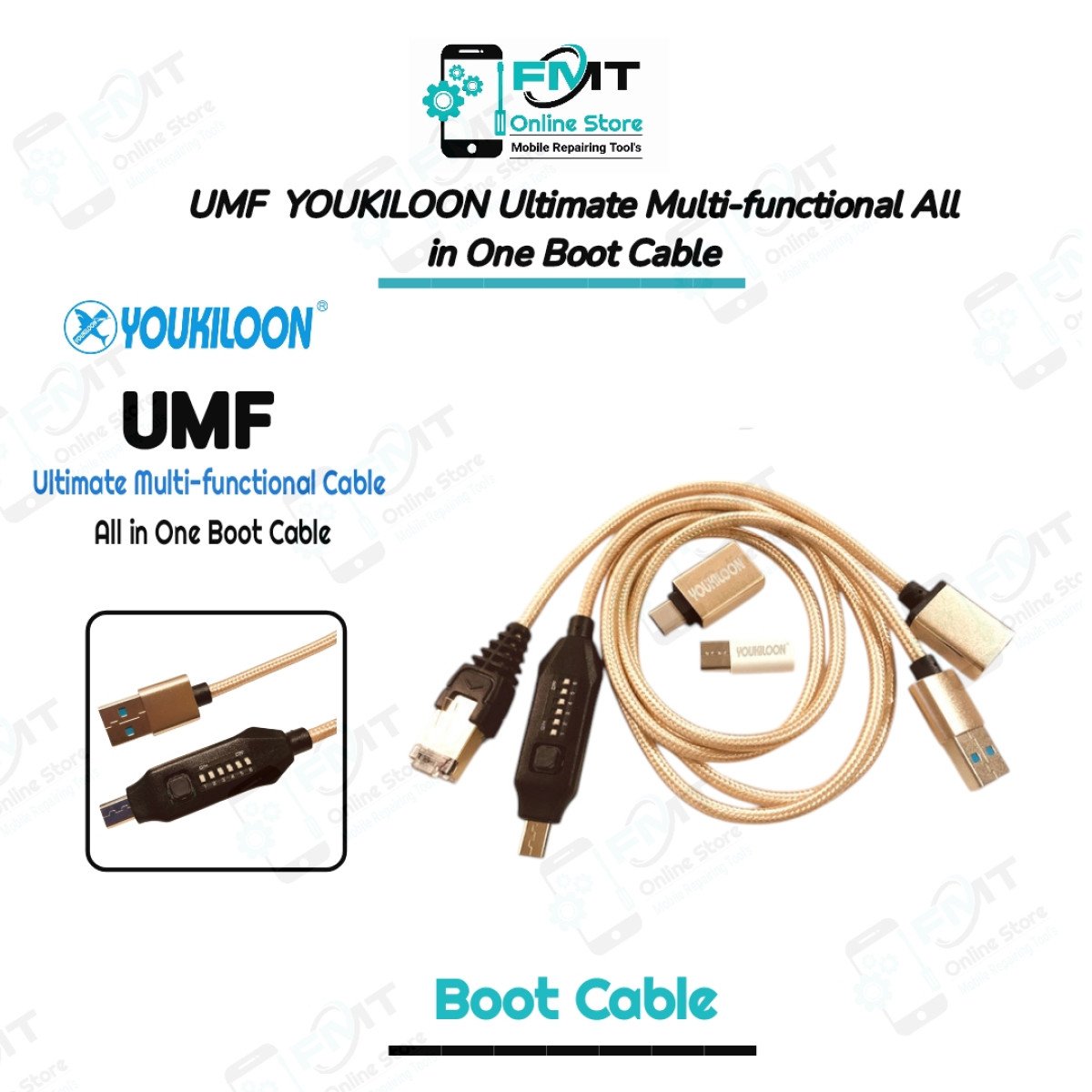 UMF YOUKILOON Ultimate Multi-functional Boot Cable