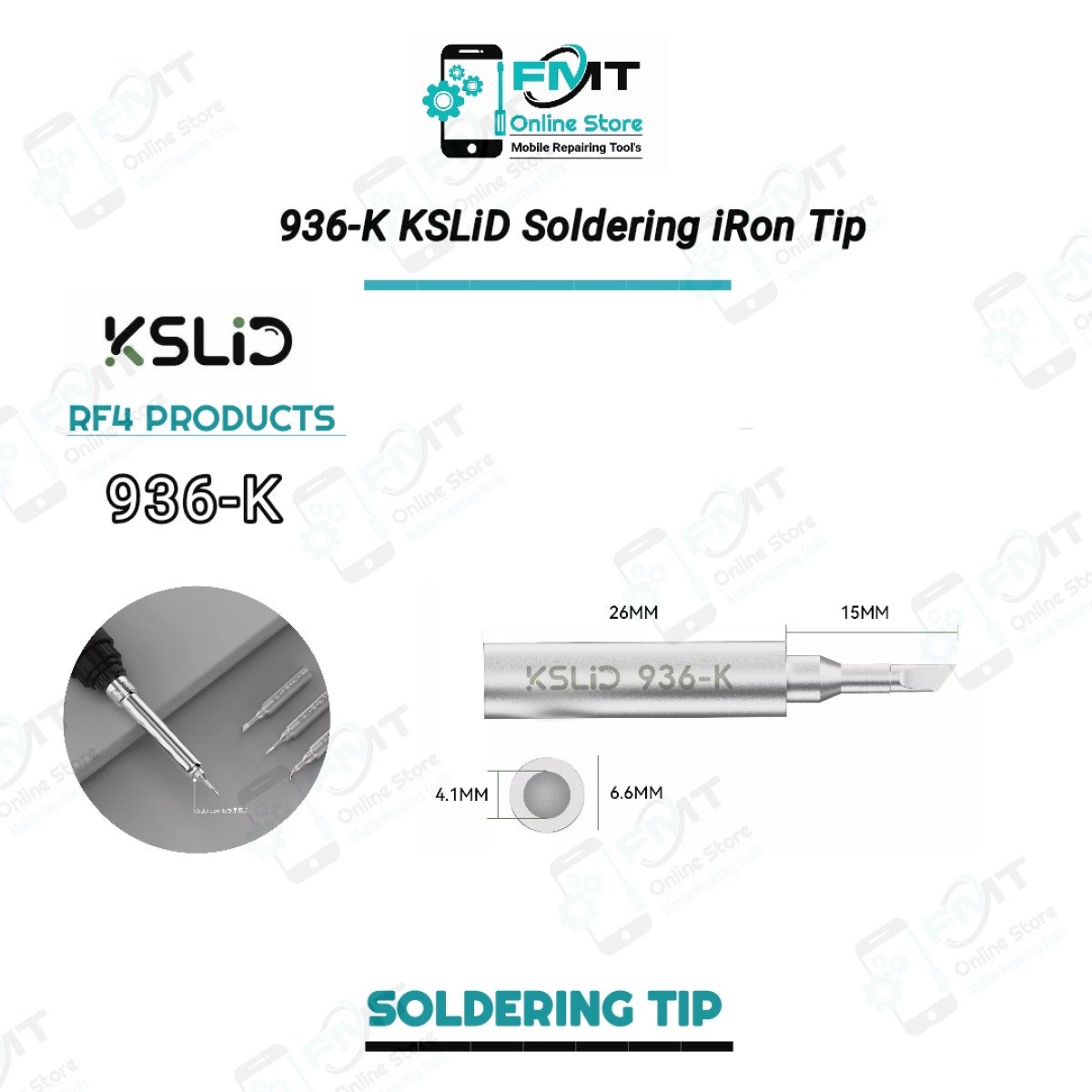 936-K KSLiD High Quality Lead Free Soldering Iron Tip