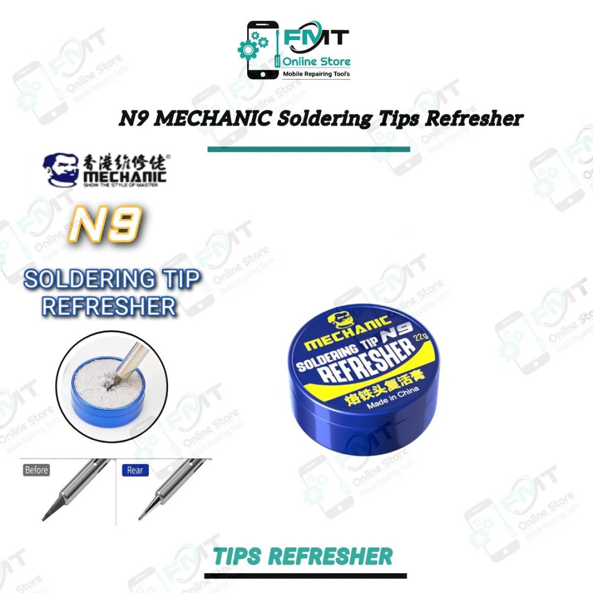 N9 MECHANIC Soldering Tip Refresher