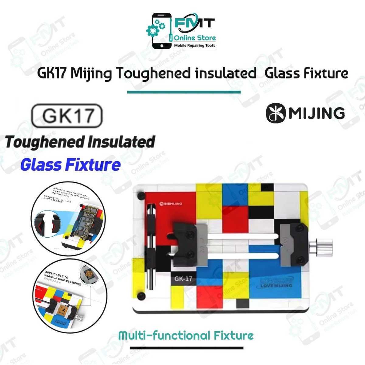 GK17 Mijing Toughened insulated Glass Fixture