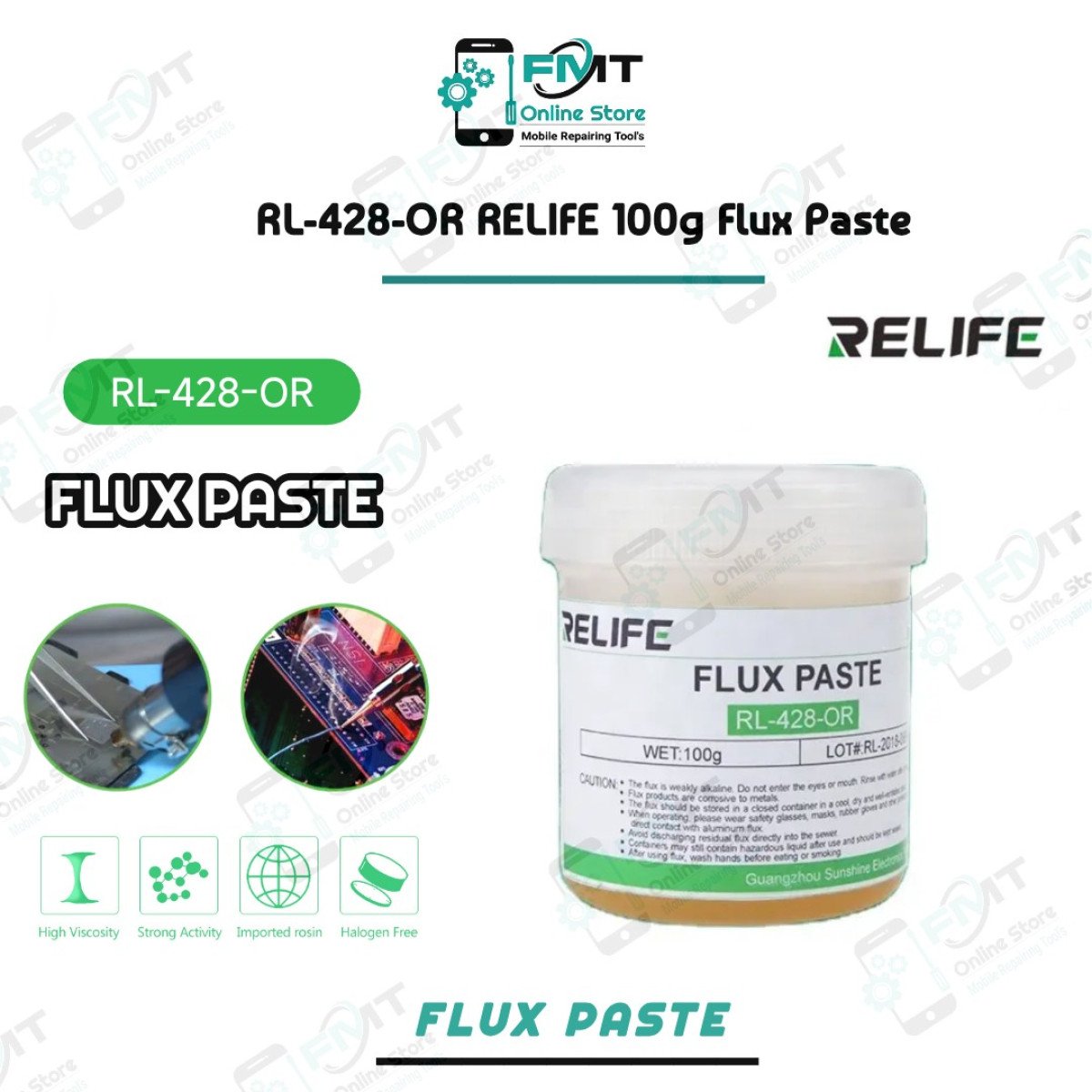 RL-428-OR RELIFE 100g Flux Paste