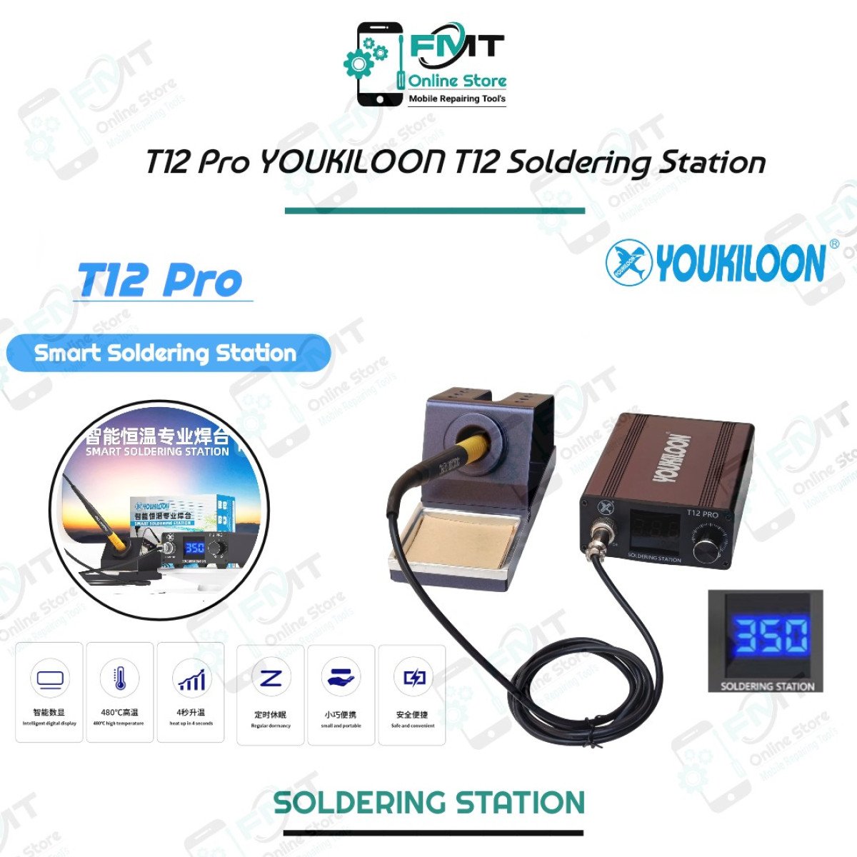 T12 Pro YOUKILOON T12 Soldering Station