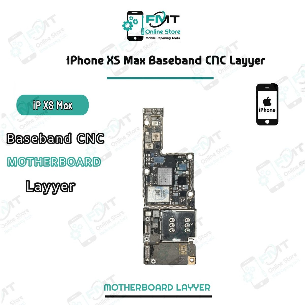 iPhone XS Max Baseband CNC Layyer