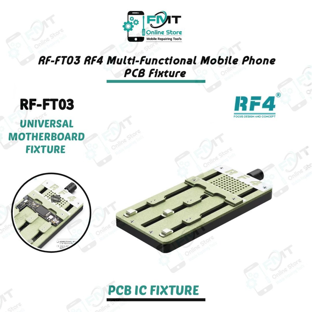 RF-FT03 RF4 Multi-Functional Mobile Phone PCB Fixture