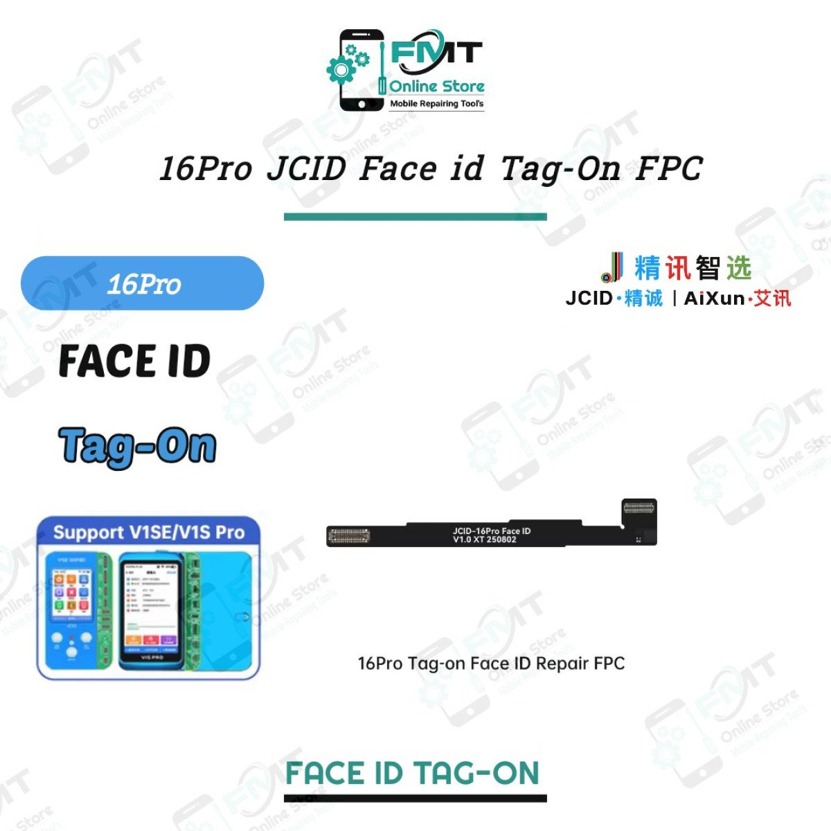 iPhone 16P JCID Face id Tag-On FPC