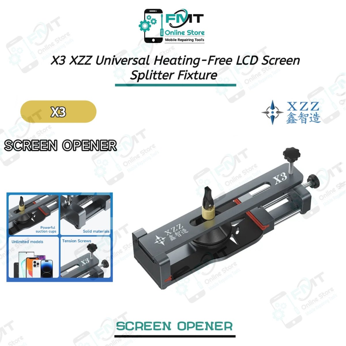 X3 XZZ Universal Heating-Free LCD Screen Splitter Fixture