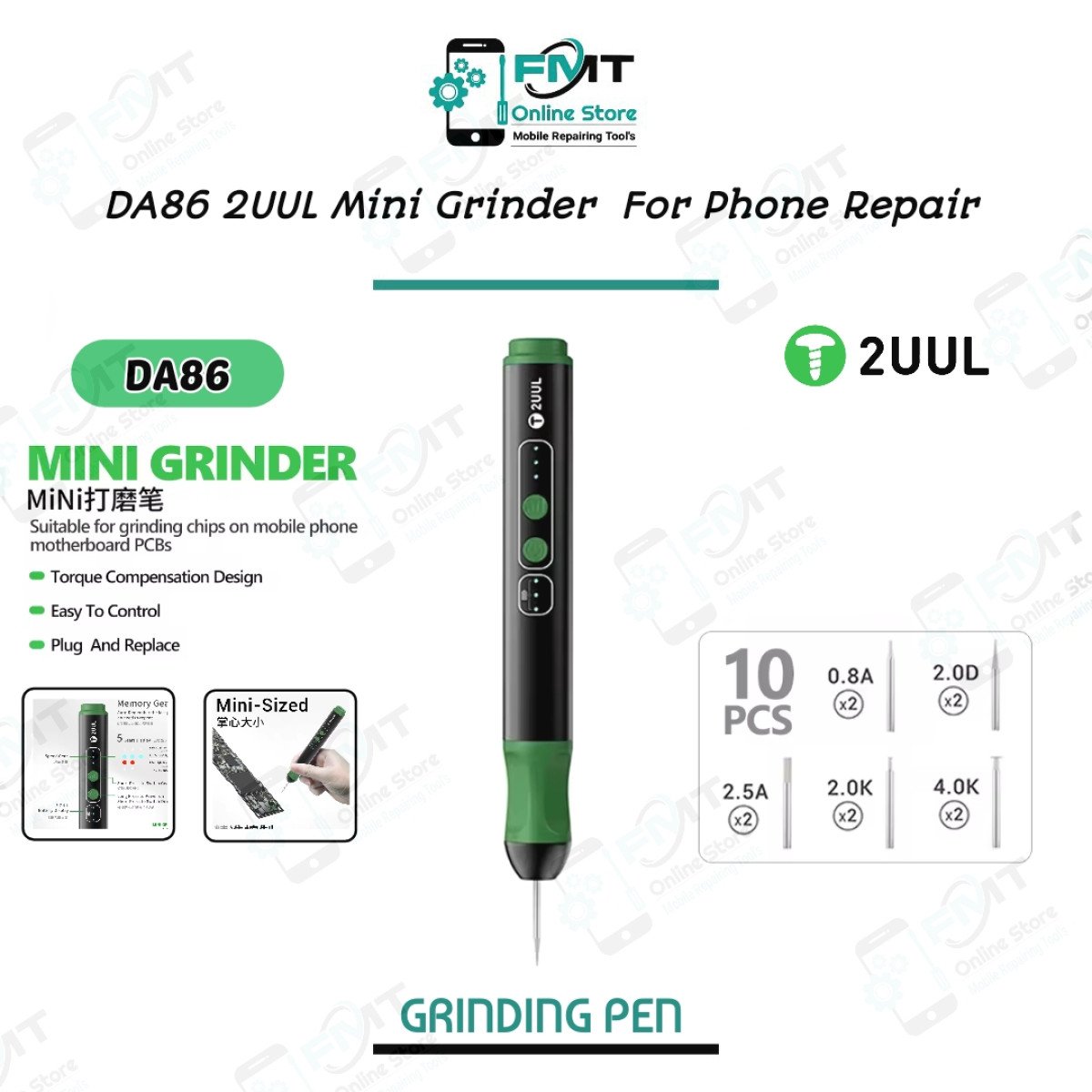 DA86 2UUL MINI Grinder Pen Set
