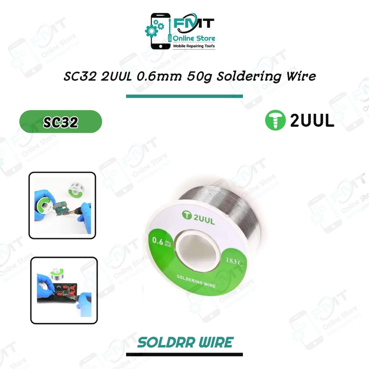 SC32 2UUL 0.6mm 50g Soldering Wire